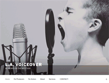 Tablet Screenshot of lavoiceover.com